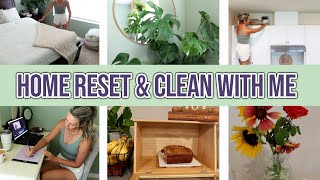 NEW✨CLEAN WITH ME amp HOME RESETSUNDAY HOMEMAKING CLEANING MOTIVATION 2024 [upl. by Enomes]