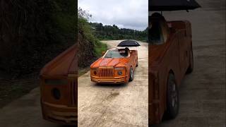 Handmade Wooden Car 🥰 shorts ytshorts [upl. by Smoot]