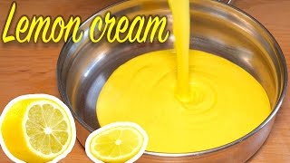 Crema Pasticcera al Limone IDEALE PER FARCIRE TORTE Video 4K  How to Make LEMON CREAM [upl. by Prochora24]