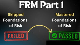 The FRM Part 1 Trap Ignoring Book 1  Foundations of Risk Management  FRM Part 1 Tips amp Strategy [upl. by Champ934]