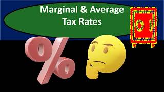 Marginal amp Average Tax Rates  How to Calculate Tax Rates  Income Tax 2018  2019 [upl. by Patricio]