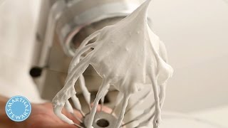 How to Make Italian Meringue with Martha Stewart [upl. by Aniwde]