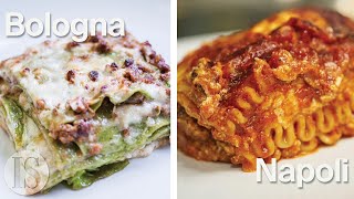 Lasagne Bolognese vs Napoletana con Patrizia Nanni e Antonio Sorrentino [upl. by Moody]