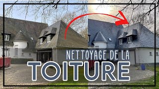 🏡 ⚒ NETTOYAGE de la TOITURE  vlog rénovation maison 19 [upl. by Keil]