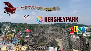 HEATWAVE at the BOARDWALK in HERSHEY PARK Water Park 2024 [upl. by Daugherty]