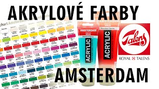 Akrylové farby Amsterdam minirecenzia [upl. by Sauer659]