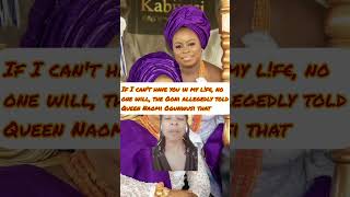 If I cant have you in my life no one will the Ooni allegedly told Queen Naomi Ogunwusi that [upl. by Leerzej546]