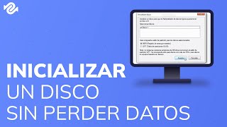 ¿Cómo inicializar un disco sin perder datos [upl. by Acinorev]