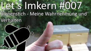 Lets Imkern  007  Bienenstich  Meine Wahrnehmung und Verhalten [upl. by Ahsinra]