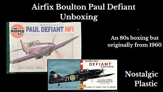 Airfix Boulton Paul Defiant Unboxing [upl. by Niras]