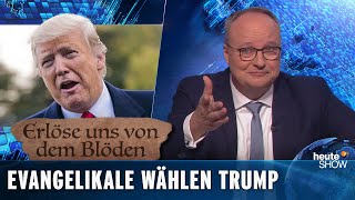 USWahl Die Evangelikalen halten Trump für den Sohn von König Jesus  heuteshow vom 30102020 [upl. by Hanford100]