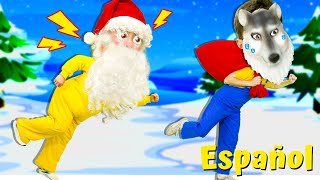 Cuento de Navidad con Papá Noel y el Lobo Gris  Canciones Infantiles con Coco Froco [upl. by Ramsay592]