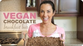 How To Make The Best Breakfast Bar EVER  Vegan Chocolate Shakeology Recipe [upl. by Onez]