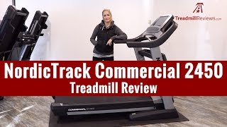 Nordictrack Commercial 2450 Treadmill Review 2019 Model [upl. by Lebam813]