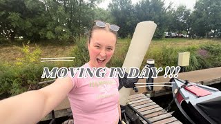 NARROWBOAT MOVE IN DAY  shopping haul [upl. by Conners708]