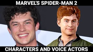 Marvels SpiderMan 2  Characters and Voice Actors Full Cast All 3 Games [upl. by Adriell452]