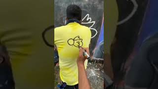 art graffiti painting drawing streetart viralvideo shorts [upl. by Fabrianna421]