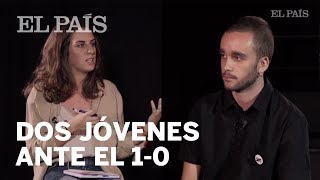 Conversación entre dos JÓVENES con visiones diferentes sobre el 1O  REFERÉNDUM CATALUÑA [upl. by Delamare]