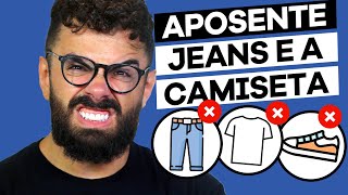 PARE DE USAR CALÇA JEANS E CAMISETA  MODA MASCULINA 2024 [upl. by Paquito]