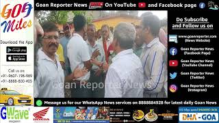 Goan Reporter Locals gather at Sateri Temple in Sodiem Siolim over Fire Incident amp Land Demarcation [upl. by Iturk371]