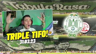 😱🇦🇷 ARGENTINE REACTS to RAJA CASABLANCA FANS vs Simba Sports Club 310323 🇲🇦  TRANSLATED [upl. by Dielu]