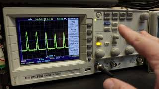 Oscilloscope Acting Up TimeDiv Rotary Encoder Fault GW instek GDS2102 [upl. by Stimson]