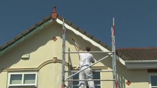 Applying Masonry Paint [upl. by Mclaughlin]