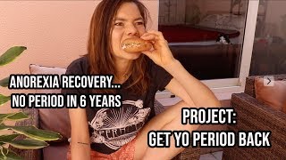 what i eat in anorexia recovery eating to cure 6 years of Hypothalamic amenorrhea [upl. by Lois]