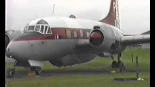 Vickers Varsity run up video at the Aeropark part1 [upl. by Norword]