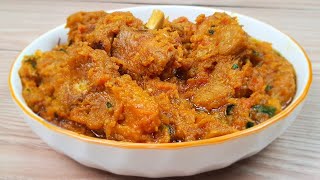 Halwa Kaddu Gosht Kashmiri Special Recipe by FoodBook [upl. by Nemsaj]