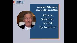 QampA What is Sphincter of Oddi Dysfunction [upl. by Desdamona]