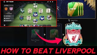 BEATING LIVERPOOL IN TOTY WEEKEND CHALLENGE WITH JUST FREE CARDS FC MOBILE 24 TIPS AND TRICKS [upl. by Gothard]