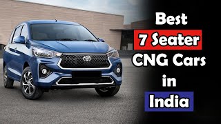 7 Seater CNG Cars in India 2024  CNG Cars in India [upl. by Nnyltiac]