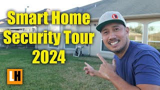 Smart Home Security Tour 2024 lifehackster [upl. by Ahsiakal]