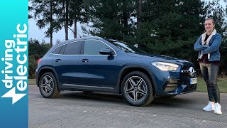 New Mercedes GLA 250 e plugin hybrid SUV review – DrivingElectric [upl. by Ennairb943]