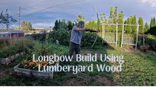 Longbow Build Using Lumberyard Wood [upl. by Hilary]