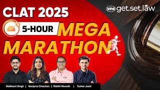 CLAT 2025 Mega Marathon Prep Like Never Before  CLAT 2025 All Subject Revision [upl. by Ennasil]