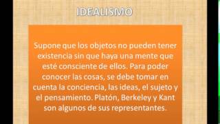 Materialismo vs Idealismo [upl. by Deden203]