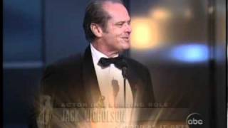 Jack Nicholson winning an Oscar® for quotAs Good as it Getsquot [upl. by Dennis]