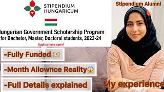 Stipendium Hungaricum Scholarship 20242025 Apply now ‼️ [upl. by Hgielsa]