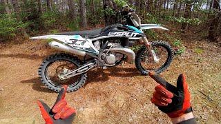 First Ride on 2020 KTM 250 SX Almost Crashed It [upl. by Dalury127]