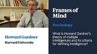 Faculti  Frames of Mind  Theory of Multiple Intelligences  Howard Gardner [upl. by Nalyad855]