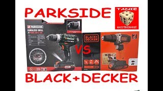 PARKSIDE PABS 20Li D4 vs BLACKDECKER BDASB18V BLACKampDECKER Test wkrętarek z Lidla 2018 [upl. by Oht751]