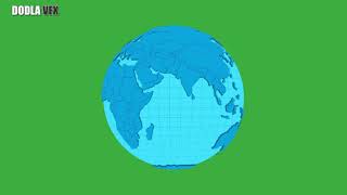 globe earth 3d green screen  3D Animated world map [upl. by Aletsirc]