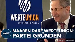 WERTEUNION Rechtskonservative Gruppierung gibt HansGeorg Maaßen grünes Licht für Parteigründung [upl. by Dahle]