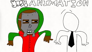 MF Doom and Slenderman Animation DaveVo inspired animation [upl. by Murdocca620]