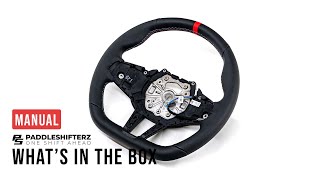 Unboxing  OEM BMW M Flat bottom leather steering wheel – 32305A8A900 [upl. by Mert]