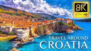 Stunning Trip to Croatia in 8K ULTRA HD  Best Places in Croatia with Relaxing Music 8K TV [upl. by Jesselyn98]