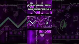 Extreme Demon  Precipitence 100 Geometry Dash geometrydash gd gdlevels [upl. by Yekciv163]