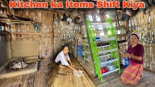 Kitchen ka Item shift kiya [upl. by Atikim797]